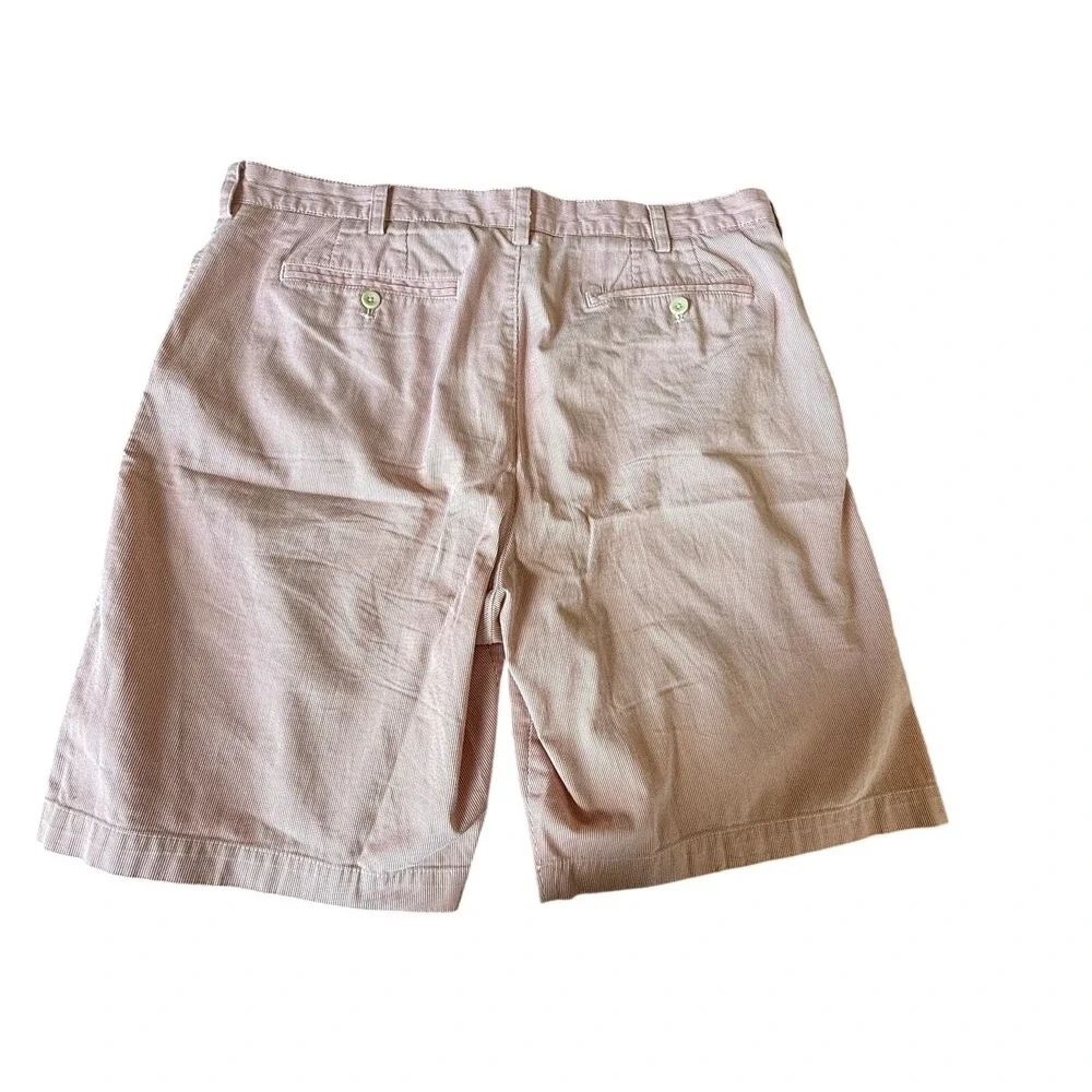 Banana‎ Republic Cord Shorts Mens 38 Red White Pinstriped Corduroy Beach Preppy